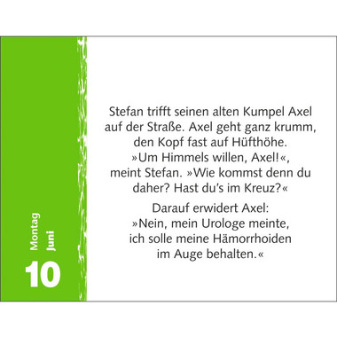 HARENBERG Abreisskalender Witzirin 3310012 DE, 14 X 11cm 2024