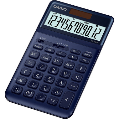 CASIO Tischrechner JW200SCNY 12-stellig dunkelblau