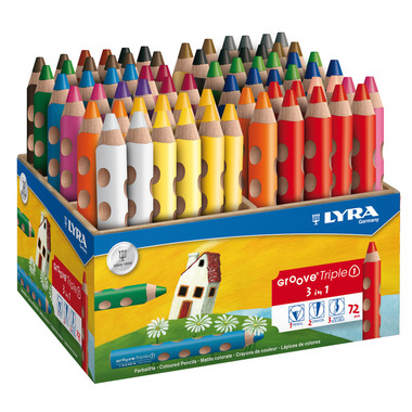 LYRA Farbstift Groove Triple 1 3832720 Box 72 Stück