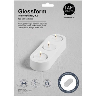 I AM CREATIVE Timbro in silicone MAA1704.17 Tealight holder