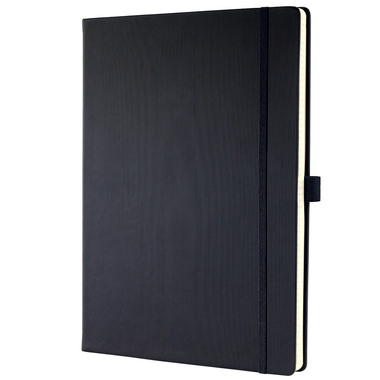 CONCEPTUM Notizbuch 213x295x20mm CO111 5mm, kariert schwarz