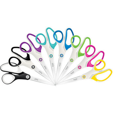 LEITZ Ciseaux titan WOW 5319-20-16 blanc/jaune 20.5cm