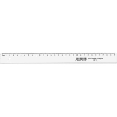 GRAFONORM Flachlineal 30cm 88/30 transparent