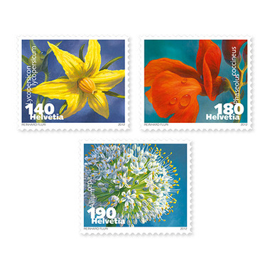 Gemüseblüten Gemüseblüten, 3 Marken, Serie ungestempelt