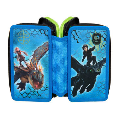 SCOOLI Tripledecker Dragons DRRA0421 multicolor 19x12x7cm