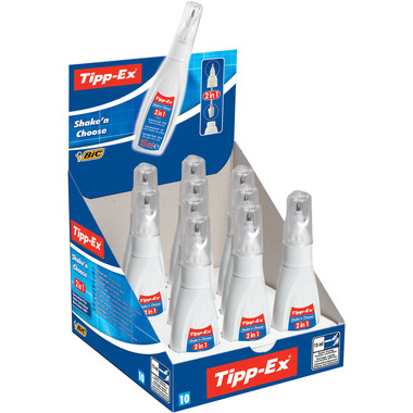 TIPP-EX Shake'n Choose 15ml 9017311 blanc, 10 pcs.