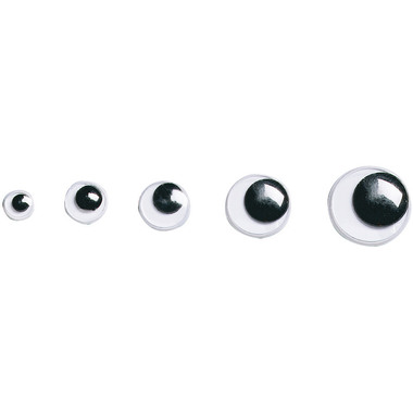 KNORR PRANDELL Wackelaugen 12mm 8386927 selbstklebend 26 Stück