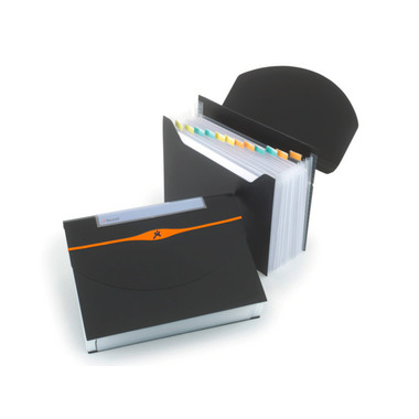 REXEL OPTIMA Fächermappe A4 2102483 schwarz 13 Fächer