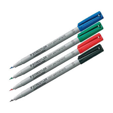 STAEDTLER Lumocolor non-perm. S 311 WP4 4 Farben ass.