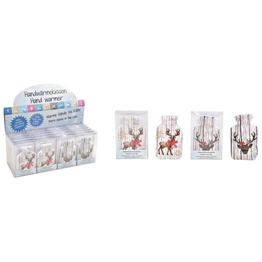 ROOST Hand warmer Deer 10031593 2 ass. 7x12x1cm