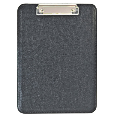 ECOBRA Schreibplatte A5 789251 schwarz, Kunstleder