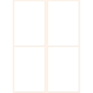 AVERY ZWECKFORM Etichette universali 80x54mm 3330 bianco 112pz./28fl.