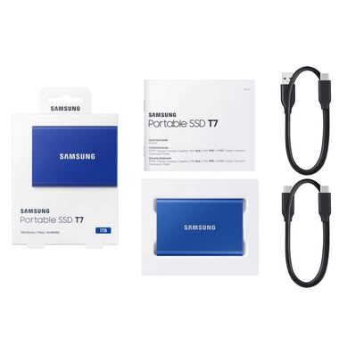 Samsung Portable SSD T7 Indigo Blue