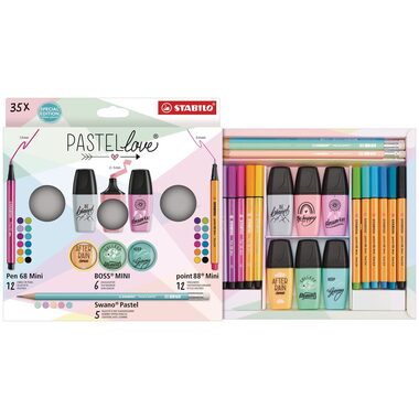STABILO Set Mini World 77/5-9-5 Pastellove 18 pcs.