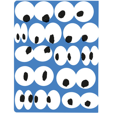 NUUNA Notizbuch Graphic L 55737 EYES ON YOU 256 Seiten