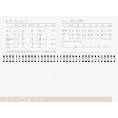 SIMPLEX Agenda Pultkal. Young L. 2024 36331004.24 297x105mm, 1S/2P, Flowers