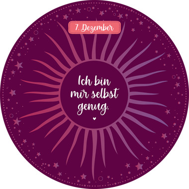 ARS EDITION Adventskalender Dose 135416 24 Dankbarkeitsmantras