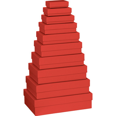 STEWO Geschenkbox One Colour 2553784320 rot 10 Stück