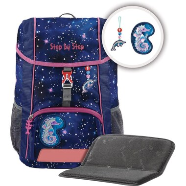 STEP BY STEP Rucksack-Set KID REFLECT 213364 Star Seahorse Zoe