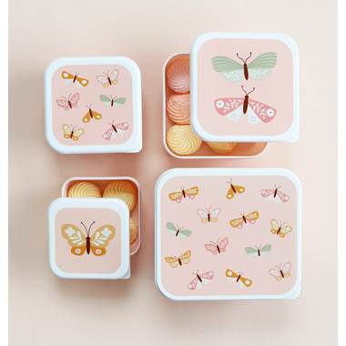 ALLC Lunch & snack box set SBSEBU42 Butterflies