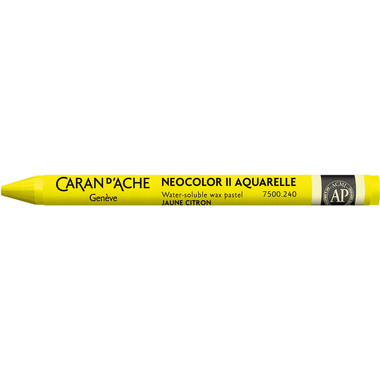 CARAN D'ACHE Wachsmalkreide Neocolor II 7500.240 zitronengelb