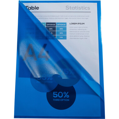 EXACOMPTA Cartelline A4 58522E blu 100 cartelle