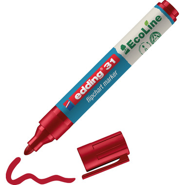 EDDING Flipchart Marker 31 1.5-3mm 31-2 rot