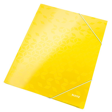 LEITZ Pochettes à élastique WOW A4 3982-00-16 jaune