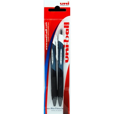 UNI-BALL Kugelschreiber Jetstream SXN-150S-2 SCHWARZ schwarz, 2 Stück