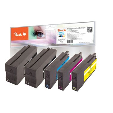 Peach Spar Pack Plus Tintenpatronen kompatibel zu HP No. 950XL, No. 951XL