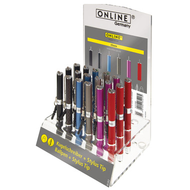 ONLINE Stylo à bille i- charm M 31164/18 bleu, 18 pcs.