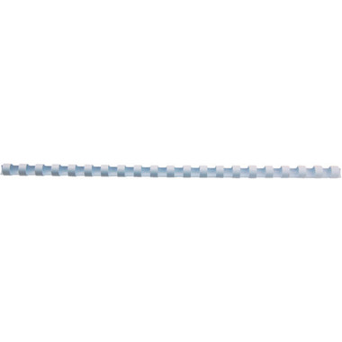 GBC Plastikbindrücken 6mm A4 4028193 weiss, 21 Ringe 100 Stück