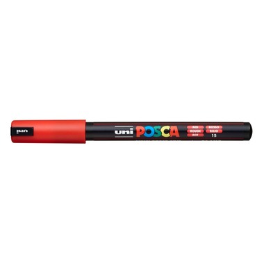 UNI-BALL Posca Fineliner 0,7mm PC-1MR RED rot