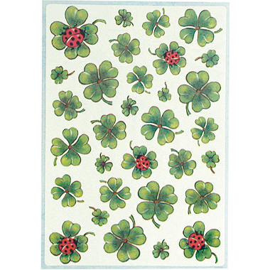 HERMA Etiketten Decor 84x120mm 5438 Kleeblätter 3 Stück