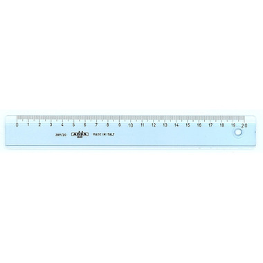 ARDA Massstab UNI 20cm 28920SS transparent