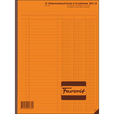 FAVORIT Libro colonna A4 356 bianco/bianco
