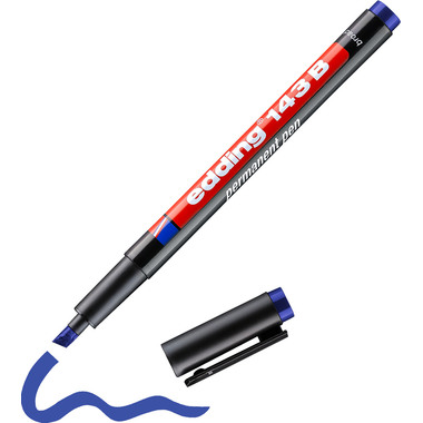EDDING OHP-Marker permanent B 143-3 blau