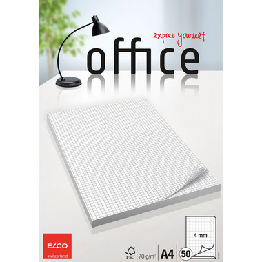 ELCO Schreibblock Office A4 74403.17 kariert, 70g 50 Blatt