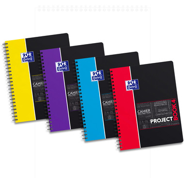 OXFORD Projectbook A4+ 400037432 kariert 5mm, 90g 100 Blatt
