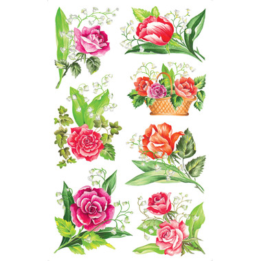 Z-DESIGN Sticker Creative 54115 Motivo 3 pezzi