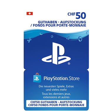 Geschenkkarte Sony PSN CHF 50.-