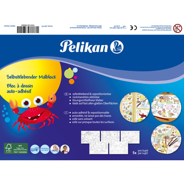 PELIKAN Malblock Unisex 191779 selbstklebend