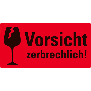 AVERY ZWECKFORM Etichette Attenzione 100x50mm 7211 neonrot 200 pezzi