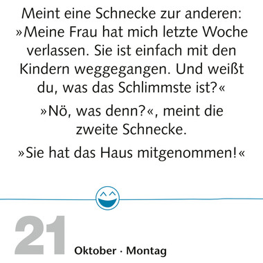 HARENBERG Abreisskalender Beste Witze 3309759 DE, 11 X 14cm 2024