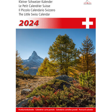 CALENDARIA Kleiner Schweizer Pkk. 2024 43494633 D/F/I/E 14,8x22cm