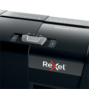 REXEL Aktenvernichter Secure 2020124EU X10, P-4, 18lt