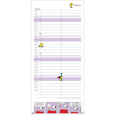 HEYE Planer für zwei Peanuts 21302 DE, 16x34.7cm 2024