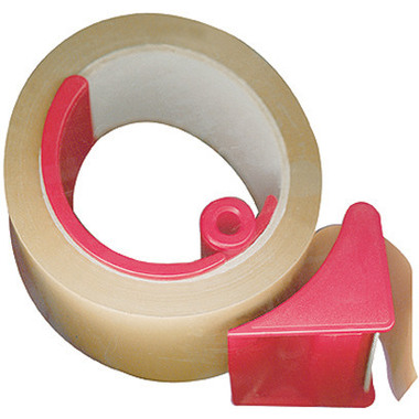 BÜROLINE Mini-Handabroller 50mmx66m 131350 inkl. Verpackungsband