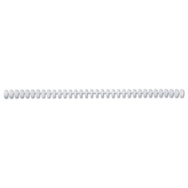GBC Binderücken 12mm A4 388057E weiss, 34 Ringe 50 Stück