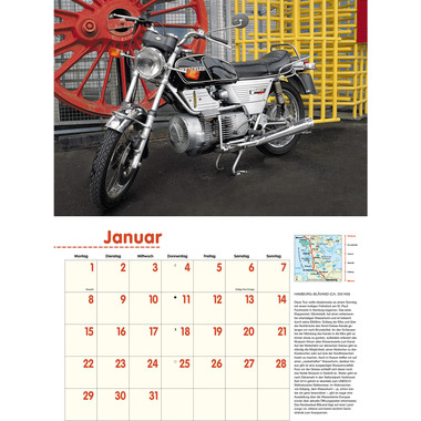 DUMONT Motorräder & Routen 205164 DE, 42x29cm 2024